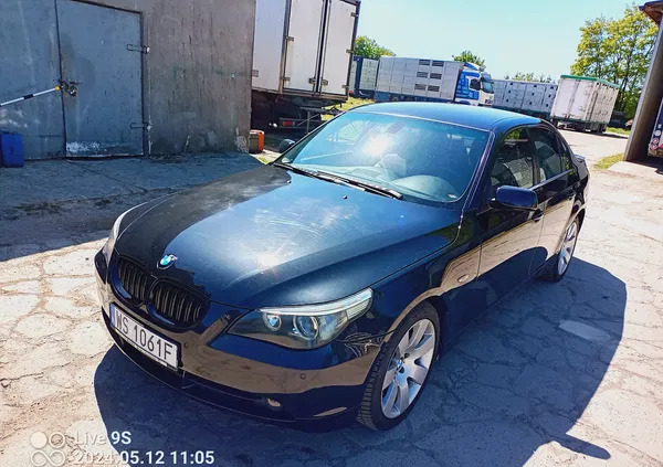 mazowieckie BMW Seria 5 cena 27500 przebieg: 278000, rok produkcji 2006 z Łosice